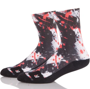 Custom Fashion Design 3D Printed Technology Cotton Sublimation Socks