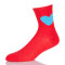 Wholesale Custom Ladies Colored Crew Socks Womens Red Athletic Socks