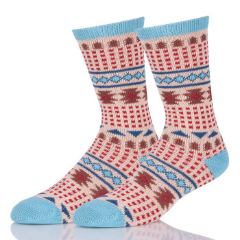 Fashion Sport Retro Tube Knitting Crew Socks Womens