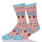 Fashion Sport Retro Tube Knitting Crew Socks Womens