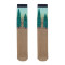 Digital Print Skin Brown Men's Crew Socks Sublimation Custom