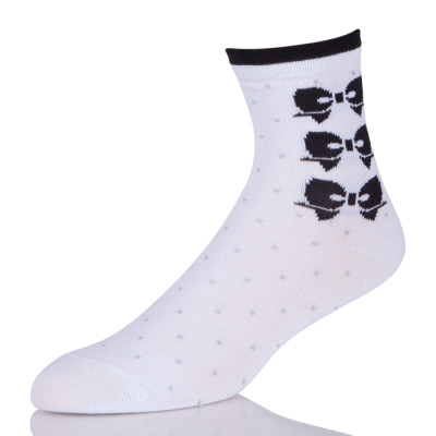 Best White Ankle Bow Socks Crew For Womens Online