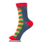 Creative Colorful Striped Cartoon Combed Cotton Socks Crew Casual Crazy Funny Socks