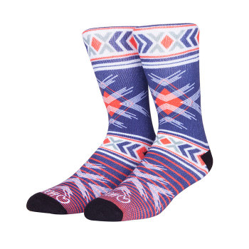Custom Digital Print Knitted Compression Crew Socks