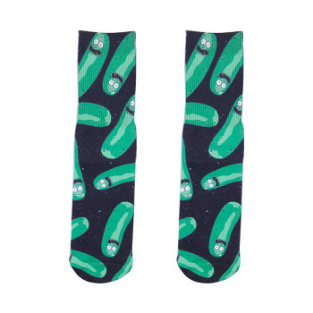 Custom Print Novelty Cute Polyester Blank Socks Sublimation