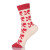 Fashion Women Retro High Street Socks Casual Mid houndstooth Pattern Cotton Socks