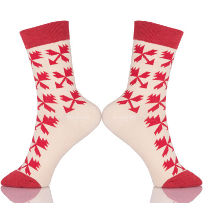 Fashion Women Retro High Street Socks Casual Mid houndstooth Pattern Cotton Socks