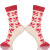 Fashion Women Retro High Street Socks Casual Mid houndstooth Pattern Cotton Socks