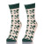Fashion Women Retro High Street Socks Casual Mid houndstooth Pattern Cotton Socks