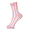 Women Socks Autumn Striped Cotton Solid Color Cute Casual Bow Socks