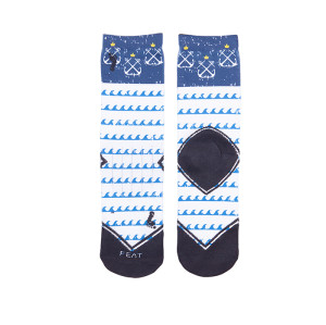 White Socks For Sublimation Soccer Print Socks Custom
