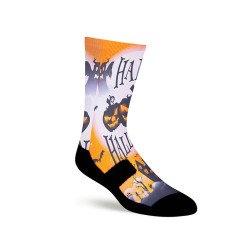 Halloween Style Colorful Men Fashion Design 3D Printed Sublimation Socks Sporty