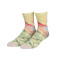 Wholesale OEM Custom Splice Pattern Cotton Fashion Print Colorful Lady Socks