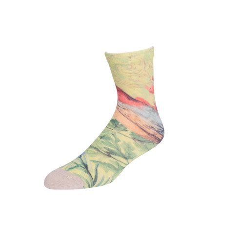 Wholesale OEM Custom Splice Pattern Cotton Fashion Print Colorful Lady Socks