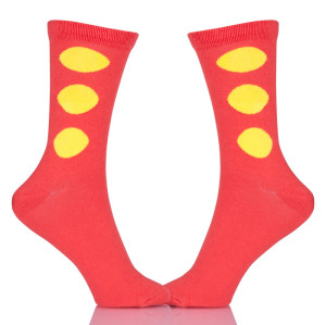 New Cute Fashion Novelty Funny Women Sock Autumn Comfortable Breathable Red Socks