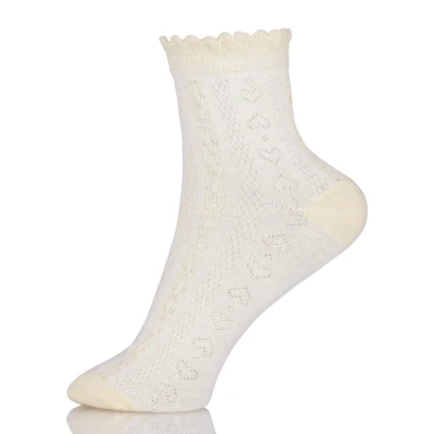 Short Socks Art Women Fashion White Cotton Cocks Hipster Cartoon Ankle Socks