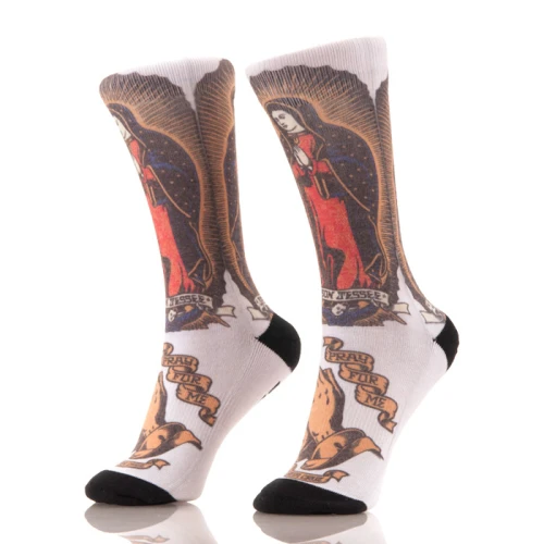 Custom Fashion Colorful Sublimation Print Socks