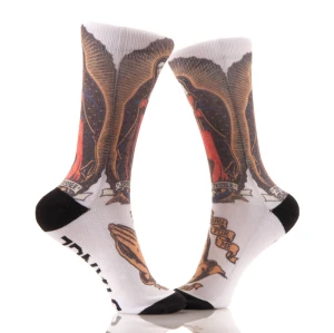 Custom Fashion Colorful Sublimation Print Socks