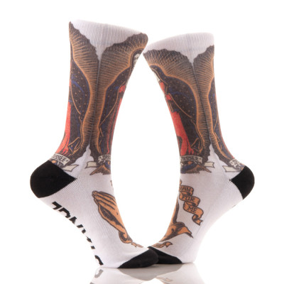 Custom Fashion Colorful Sublimation Print Socks