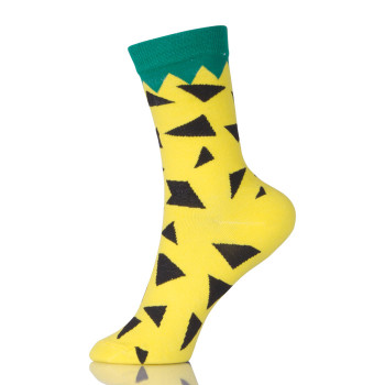 Woman 2019 New Crew Socks Cotton Color Novelty Women Fashion Cute Casual Socks