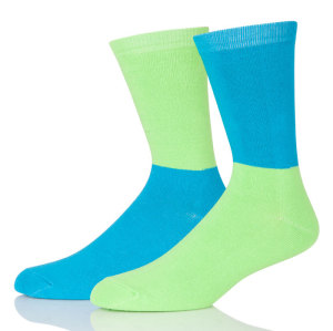 Sport Novelty Soft Blue Green Adjustable Elastic Cotton Cool Comfortable Outdoor Socks
