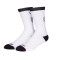 Wholesale High Quality Knitted Pattern Custom White Sports Team Athletic Socks