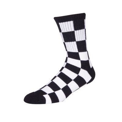 Factory Price Wholesale Anti-slip Outdoor Sports Custom Black And White Socks