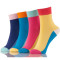 Crazy Color Socks Bright Colored Dress Women Knitted Socks