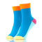 Crazy Color Socks Bright Colored Dress Women Knitted Socks