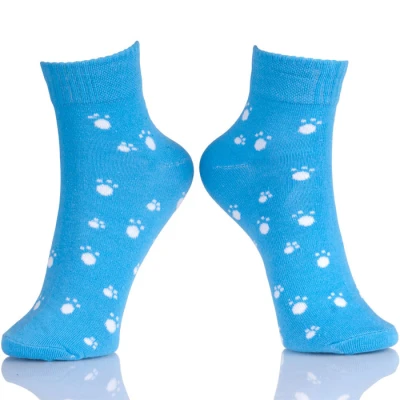Cute Animal Dog Paw Printed Socks