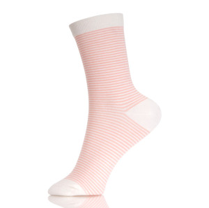 Customized Girl Tube School Socks With Stripes