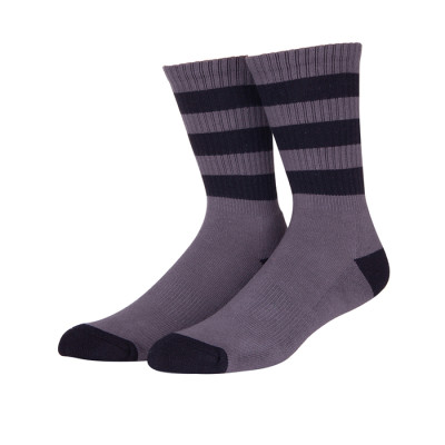 Crew Athletic Socks Men's Comfort Cool Cotton Dark Gray Socks