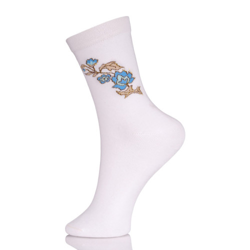 Womens Dress Crew Socks Sale With Embroidery