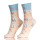 Custom Short Boot Beach Pattern Socks Womens