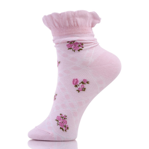 Cute Ankle Cotton Frilly Lace Boot Socks Womens