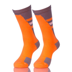 Orange Youth Basketball Socks For Youth