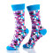 Multi Color Red Black Blue Crazy Soft Socks For Women