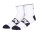 Zhuji Fashion 100% Cotton Novelty Tube White Athletic Anti Slip Cycling Bike Socks
