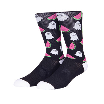 Custom Patterned Crew Nylon Cotton Athletic Sports Bike Bicycle Cycling Socks