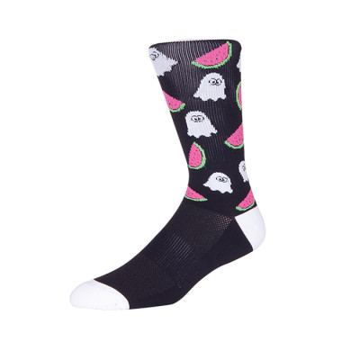 Custom Patterned Crew Nylon Cotton Athletic Sports Bike Bicycle Cycling Socks