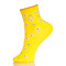 Japanese Ankle Brace Yellow Socks With Flowers