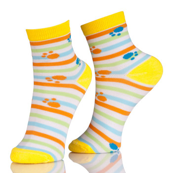 Dog Paw Print Ankle Socks Wholesale