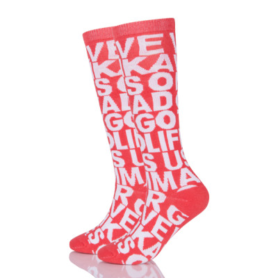 Athletic Long Compression Socks Fancy Color
