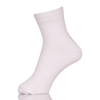 Ankle White Polyester Short Cotton Socks