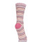 Bulk Wholesale Colorful Stripes Tube Socks Pink