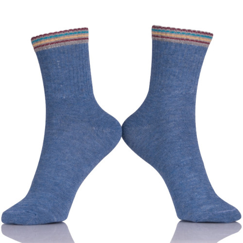 Anti-Foul Black Combed Cotton Socks Custom