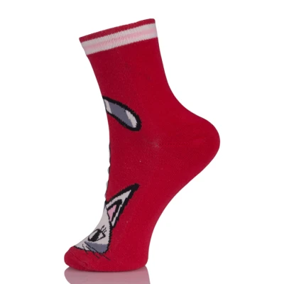 Cute Cat Funny Socks Red Sox