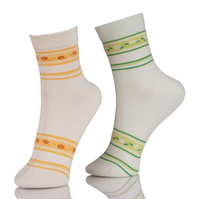 Wholesale Custom Anti-bacterial Cotton Crew Socks