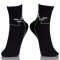 Custom Black Athletic Crew Socks With Logo