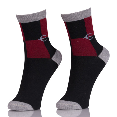 Women Thin Anti Slip Gray Sock Athletic Sport